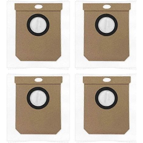 Lot de 4 sacs à poussière pour aspirateur Cecotec Conga 7690 Immortal Max - Pièces de rechange en tissu non tissé (1/5)