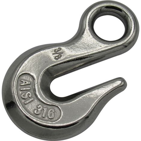 Stainless Steel Eye Grab Hook 12MM (Chain Shortener Rigging Marine) (1/5)