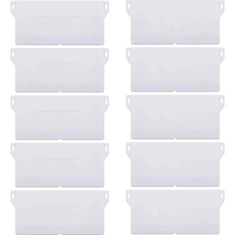 Store Vertical en Poids,10 pcs Plaque de Lestage Poids pour Stores Verticaux Poids de Store Vertical Lattes,pour Rideaux Remplacement de Plaques Cassées Stores Veranda,100mm Blanc (1/5)