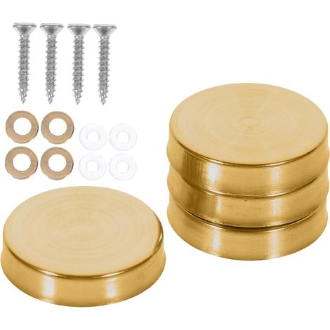 Lot de 20 cache-vis décoratifs, capuchons vis en acier inoxydable (1/5)