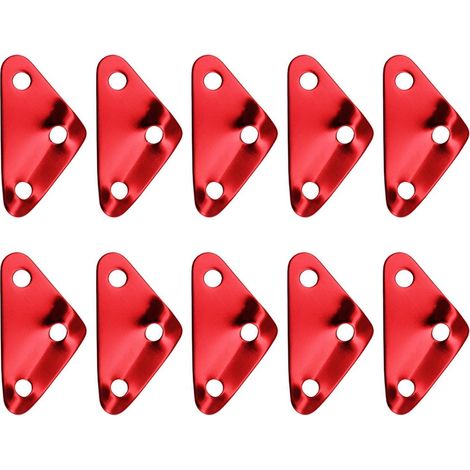 Lot de 10 tendeurs de corde - Tendeurs de corde triangulaires Accessoires de camping pour camping et randonnée (1/5)