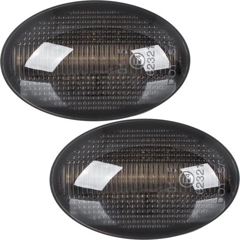 Intermitentes laterales LED AHUMADOS DIN脕MICOS Opel Astra F Corsa B C Tigra A 2 uds. JUEGO (1/5)