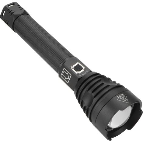 XHP90 Teleskop-Zoom-Taschenlampe mit 30.000 Lumen, USB-aufladbar, wasserdicht, elektrisch, für den Haushalt (1/5)