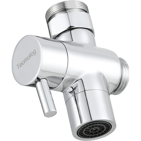 Adaptateur de robinet 3 voies en laiton pour robinet, pièce de rechange avec adaptateur M22 x M24, chrome SBA021C