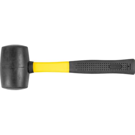 Hammer Strend Pro HM211 680 g, Gummihammer, BlackHead, PVC Griff, TPR, Stiellänge 340mm