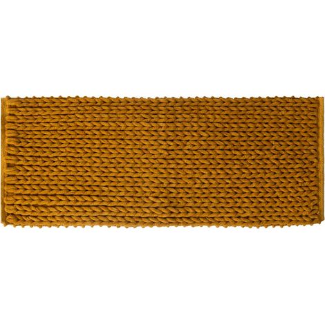 Tappeto da bagno colorama giallo senape 50x120cm - 5five