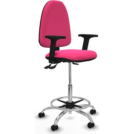 Piqueras y Crespo B2D05RF Chaise de Bureau Rose Ergonomique