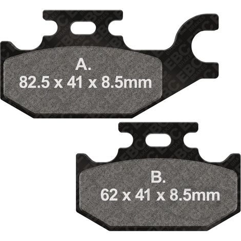 EBC SFAC413 Carbon-Bremsbeläge für Roller (Satz für 1 Bremsscheibe)