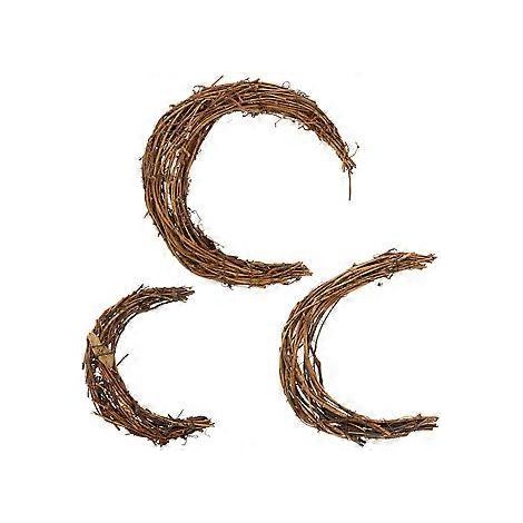 guirlandes de Noël à faire soi-même, cadre pour couronne, anneau en rotin, couronne suspendue, anneau floral, cadre pour couronne lune
