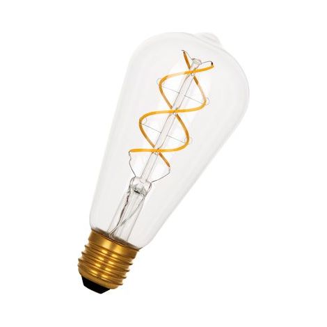 ampoule à led - bailey spiraled basic - culot e27 - 5w - 2200k - dimmable - st64 - bailey 144335