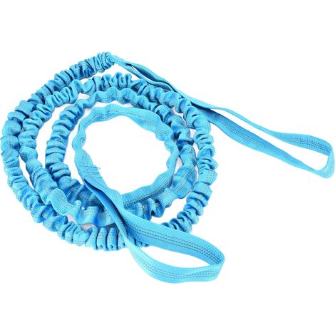 Corde de traction en nylon réglable et robuste pour vélo, portable et idéale pour le cyclisme en plein air - Bleu (1/5)