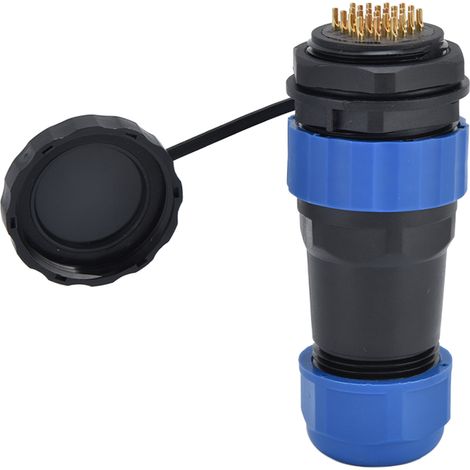 IP68 wasserdichte Anschlussmutter, 250 V 5 A Industrie-Luftfahrtstecker für Kabel, SP2816-Pin, Innengewinde, Tauchschutz, Netzteil (1/5)