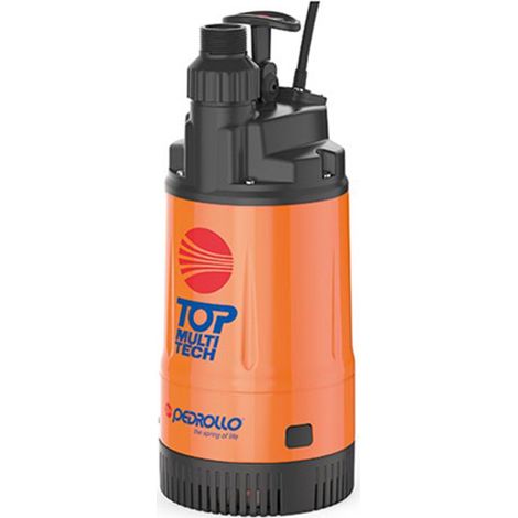 Elettropompa sommergibile multigirante automatica in tecnopolimero per acque chiare monofase mod.top Hp 0,75  kw 0,55  230v  Pedrollo s.p.a.