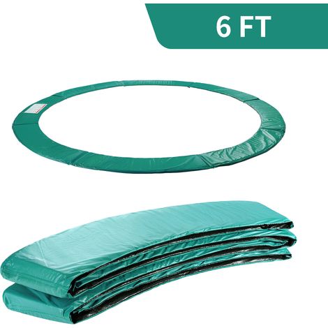 Green 6FT Trampoline Replacement Pad Spring Cover Surround Foam Padding (1/3)
