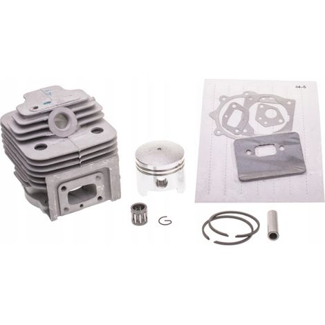Cilindro para desbrozadora BC Texas Victus Demon NAC de 44 mm, completo con pistón WLB. (1/5)