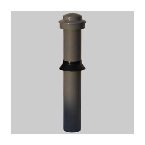 TORRETTA DI VENTILAZIONE IN PP GRIGIO Ø 50 MADE IN ITALY
