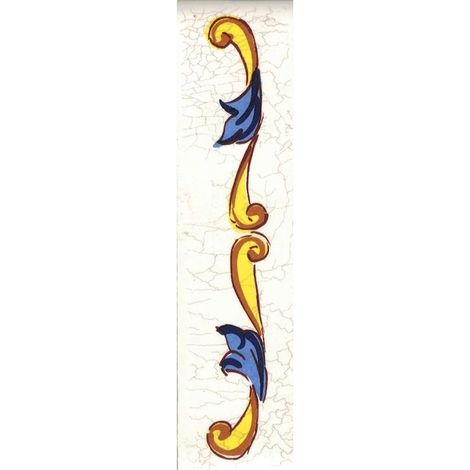 House numbers. Mosaic letters and numbers. Ceramic decal. Crackle style. Names and addresses. Large Crackle Design 2.5 x 11 cm ("Border" margin) (1/5)