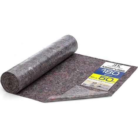 KK Verpackungen® Malervlies Abdeckvlies Schutzvlies PE-Folie 50m 180g/m² (1/5)