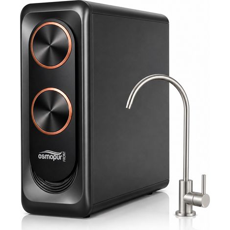 Ósmosis Inversa OSMOPUR FRONT 800 GPD - Sistema Compacto Flujo Directo con Alta Producción 2,1L/min (1/5)