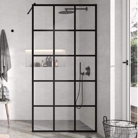 Walk In Duschwand FRESH INDUSTRIAL - Glas 8mm / 110 cm