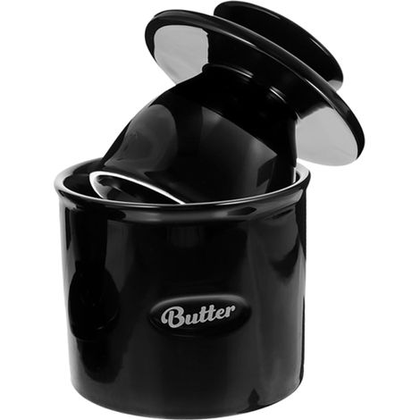 Burriera in ceramica, burriera da banco con acqua, contenitore per burro francese, scatola per formaggio, scatola per formaggio, congelatore, frigorifero, contenitore per formaggio, burriera, burriera (1/5)