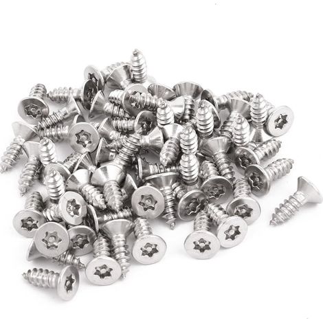 M4.2x13mm 304 Edelstahl Flachkopf Torx Selbstschneidende Schraubbefestigung 60st (cc547fe0482522c...