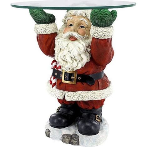 Support à Plateaux à Collations PèRe NoëL NoëL DéCorations Amusantes pour FêTe de NoëL VILLAGE DE NOEL (1/4)