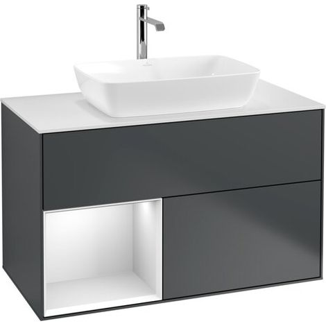 Villeroy & Boch F771MTHG Meuble sous-lavabo Finion F77 (1/2)