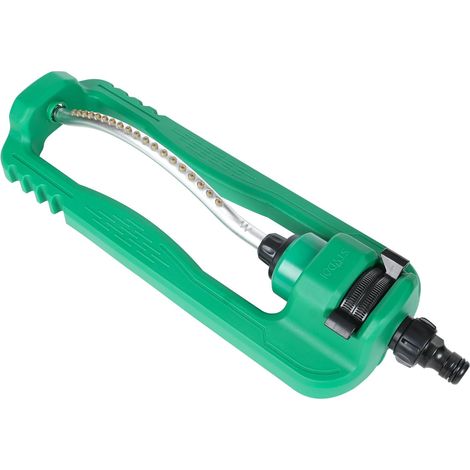 Arroseur oscillant turbo rectangulaire réglable pour cour avec base lourde, 19 buses de précision pour petites et moyennes surfaces, couvre jusqu'à 3 800 m² (1/5)