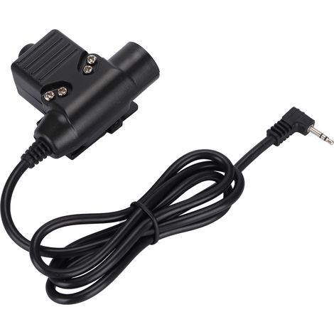 Câble PTT multifonctionnel à un seul trou de 2,5 mm, compatible avec les talkies-walkies radio. (1/5)