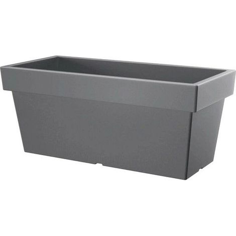 Vaso Lofly Case Rett.Grigio 79X35 H 33 Pplast