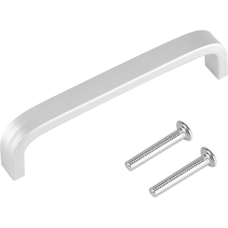 Möbelgriff, Stangengriff aus Aluminiumlegierung für Schranktüren mit Schrauben für Möbel, Schränke, Schubladen, Türen usw. (96 mm).