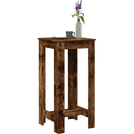 Bartisch Räuchereiche 51x50x103,5 cm Holzwerkstoff