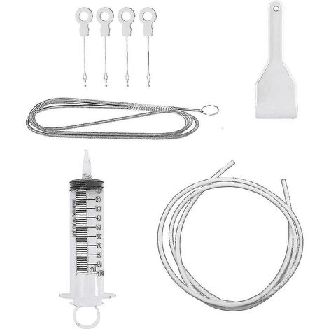 Kit de nettoyage pour réfrigérateur, kit de nettoyage pour canalisations, brosse de nettoyage pour réfrigérateur, kit de nettoyage flexible pour tuyaux (1/5)