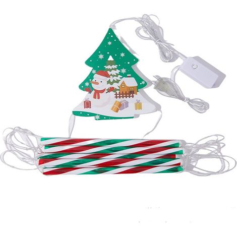 Noel Guirlande Lumineuse Extérieur 3M 8 Modes Fonction motif de sapin de Noël (1/5)