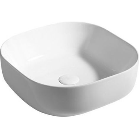 LAVABO D'APPOGGIO MOD. LA55 CM 43 X 43 Bianco