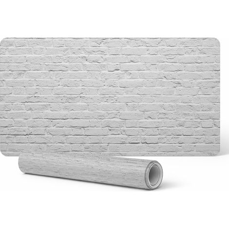 Alfombrilla de rat贸n con dise帽o de pared de ladrillos para escritorio, teclado y port谩til, 90x45 cm.