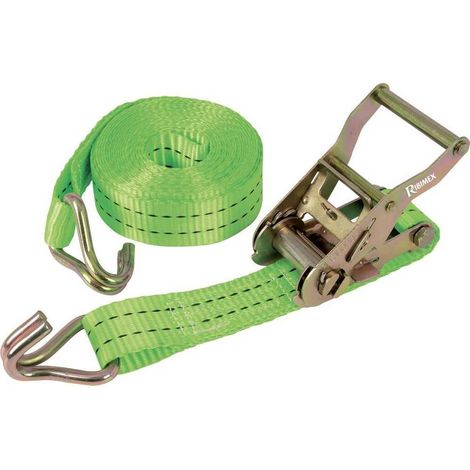 Sangle de Arrimage à Cliquet 6m - 38 mm - 1000/2000 Kgs - Résistante et Pratique - D-Work