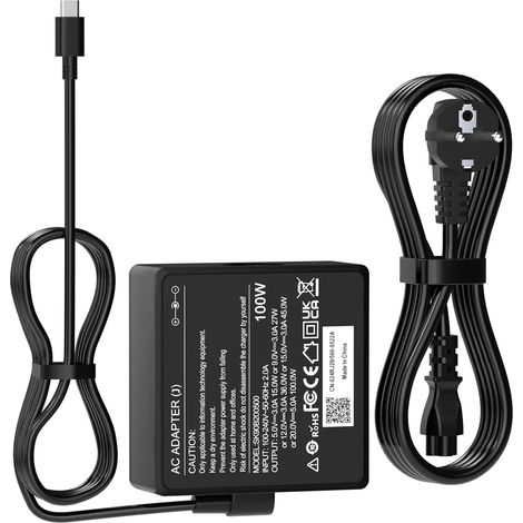 Chargeur USB C 100W Ordinateur Portable pour ASUS ROG Alimentation Type-C (1/5)