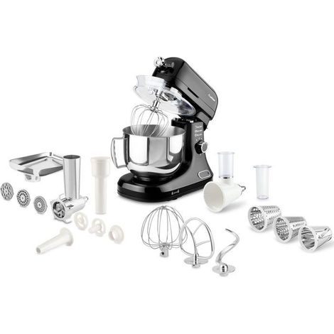 Multifunktions-Küchenmaschine CATLER KM 8013 - Fleischwolf - Edelstahlbehälter 5 l - Integrierte Waage und Bildschirm - Schwarz (1/5)