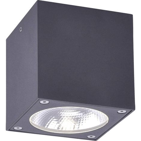 Plafón LED exterior Neuhaus Georg antracita 7 vatios