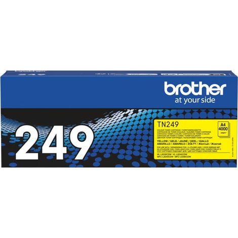 Toner jaune trés haute capacité - BROTHER - TN249Y - 4000 pages (1/4)