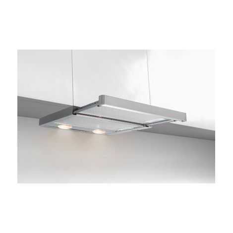 Beko – Hotte décorative semi-intégrée 280 m³/h – 3 vitesses – Éclairage halogène – Filtre à graisse lavable – Classe D – 65 cm largeur