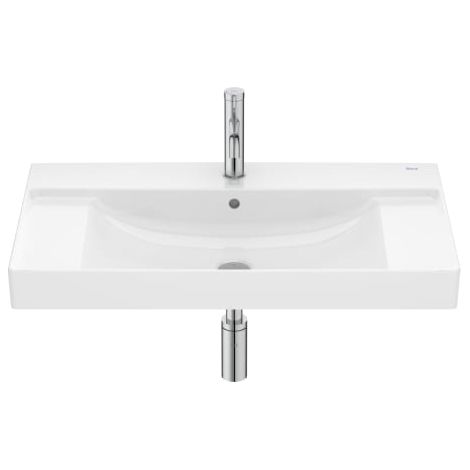 LAVABO MURAL PARA PEDESTAL ONA CON JUEGO FIJACIÓN 800X460 BLANCO