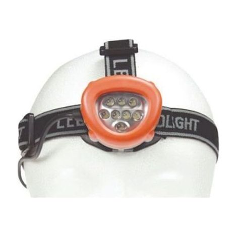 Lampe frontale 8 leds torche tete eclairage antich