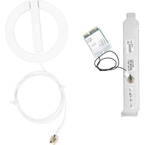 Carte réseau sans fil M.2 double bande 2,4 GHz/5 GHz avec antenne pour PC et accessoires informatiques (1/5)