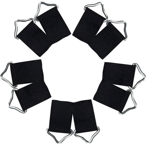 MINKUROW Molla per Trampolino, Accessori per Trampolino, Fibbia Triangolare per Trampolino, Fibbia per Anelli Triangolari per Letto Trampolino Fibbie per V-Ring per Trampolino Accessori per Letto di R (1/5)