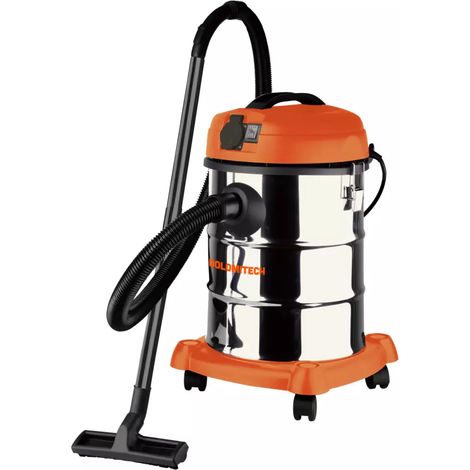 aspiratore solidi liquidi elettrico dolomitech 1200w 30lt 33l/s