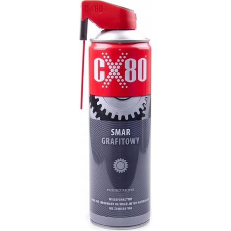 CX80 DUO Graphitspray für Getriebe und Ketten – Rostschutz 500 ml