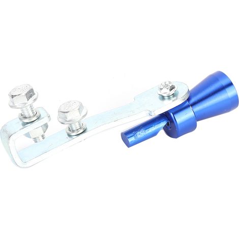 Sifflet Turbo Auto Silencieux Échappement Tuyère Bleue Taille S (1/3)